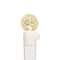 50ct. Warm White LED G12 Berry Mini Christmas String Lights with White Wire